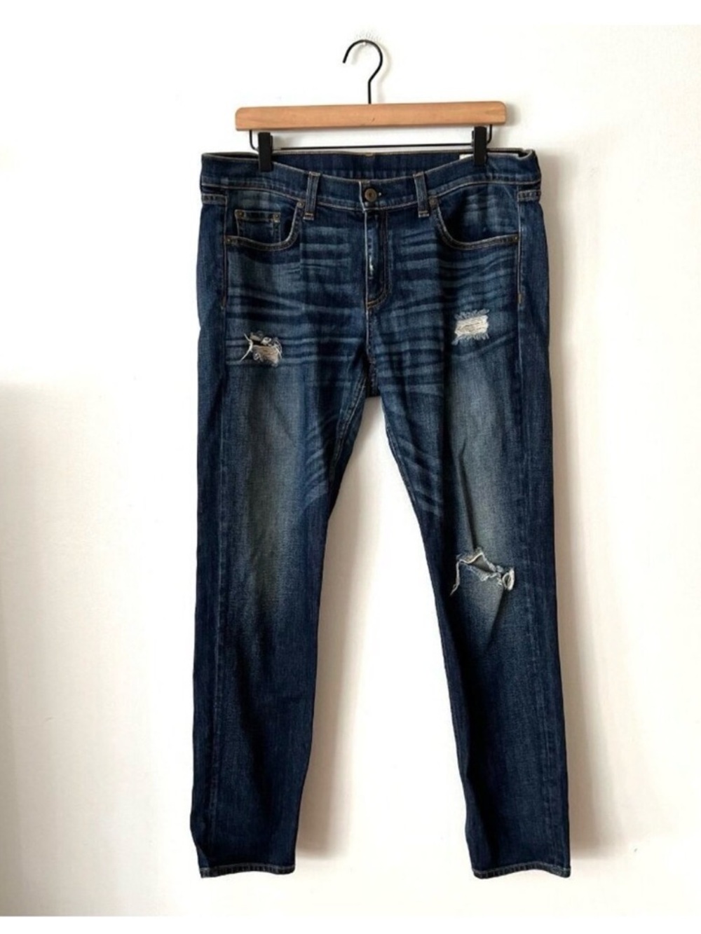 Rag & Bone Dre Boyfriend Jeans Distressed Phoenix Dark Wash Women's Size 31